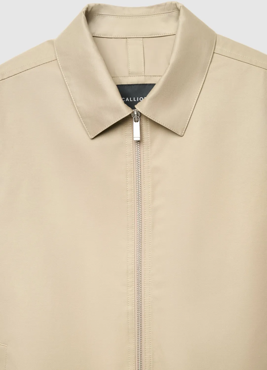 Calliope bomber zip col classique blouson uni