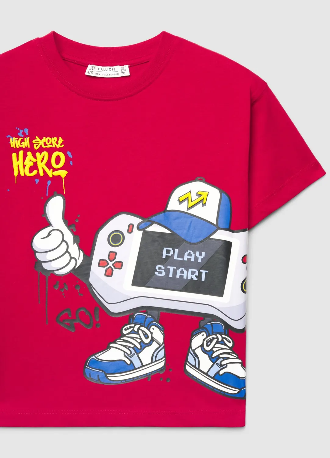 Calliope t-shirt joystick manches courtes garçon