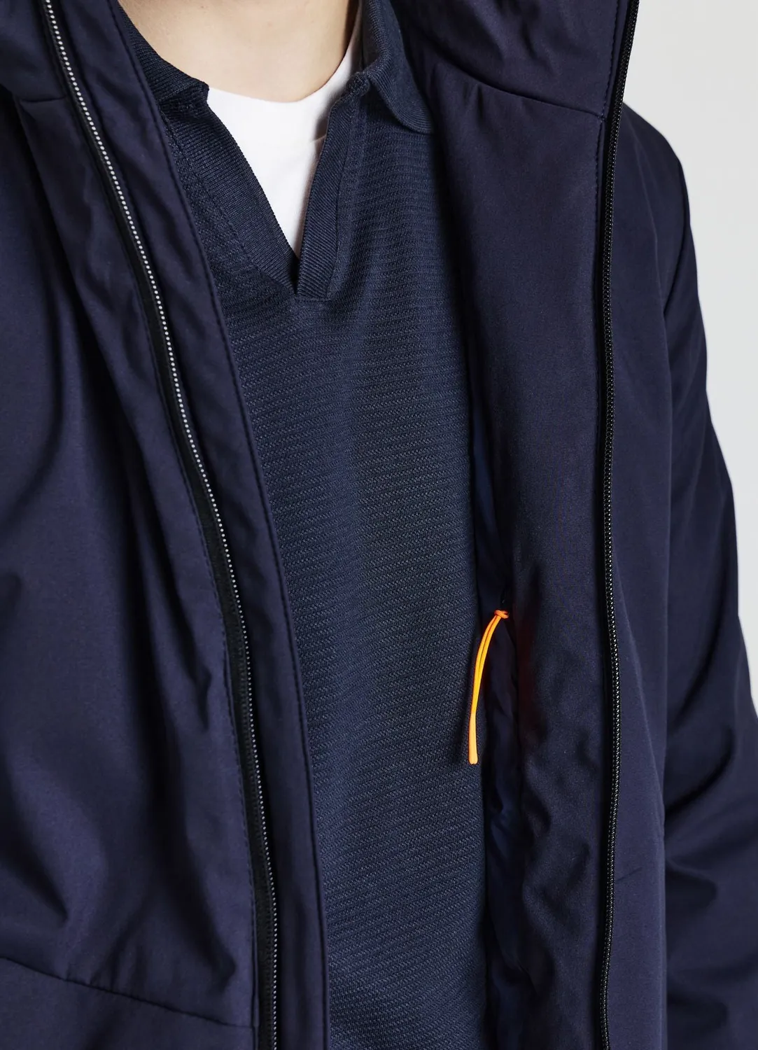 Calliope Blouson court technique à capuche homme