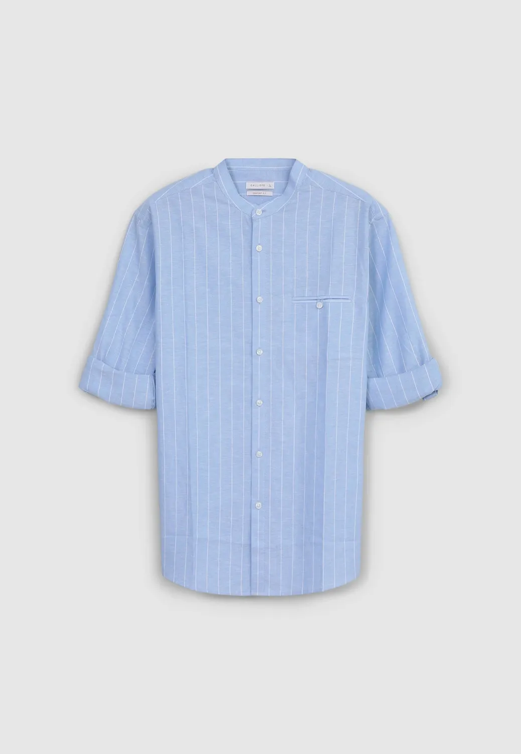 Calliope chemise col coreen rayee coton homme