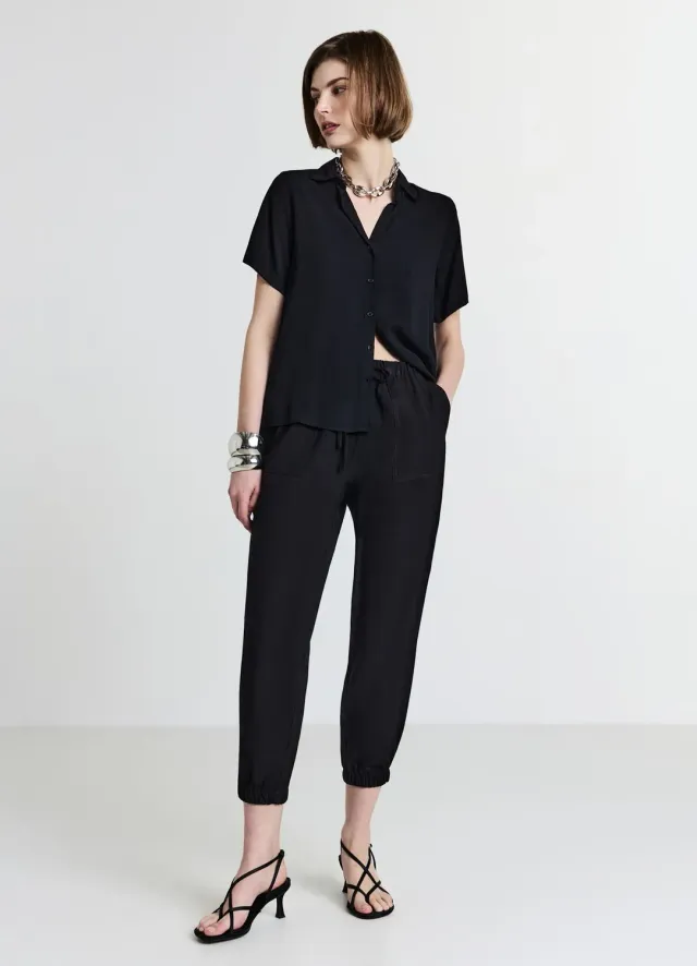 Calliope chemise femme manches courtes unie bureau