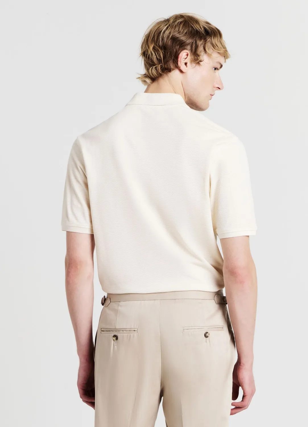 Calliope polo homme coton uni manches courtes