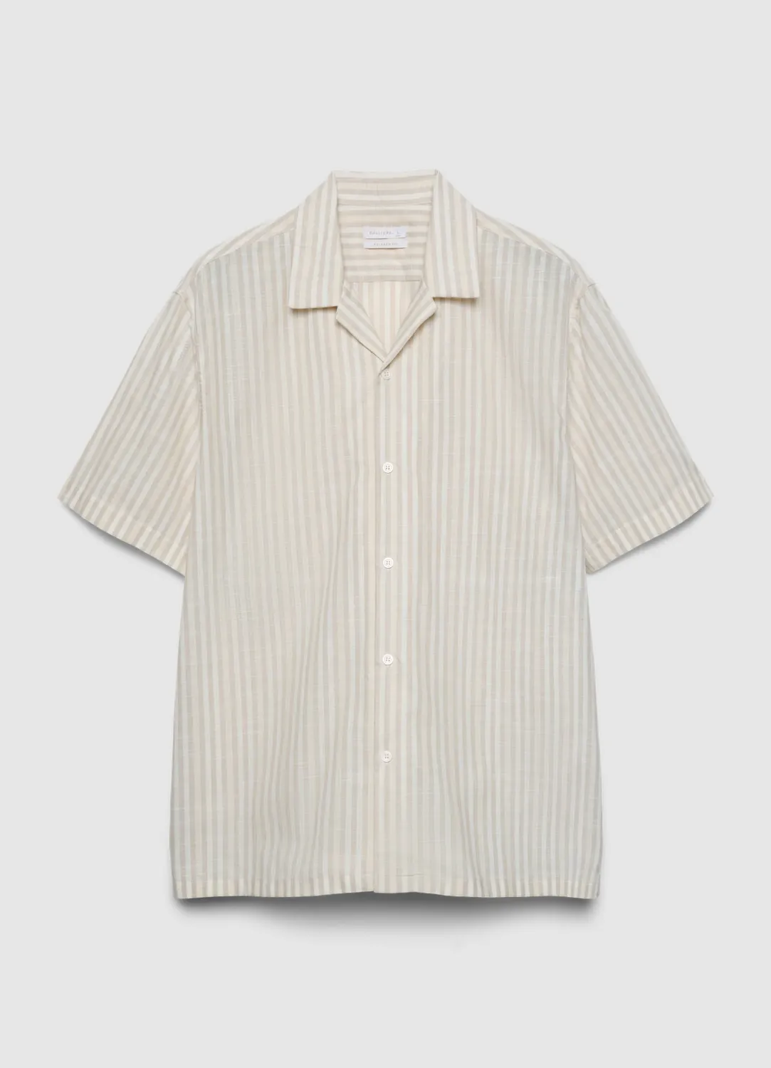 Calliope chemise rayures homme col bowling