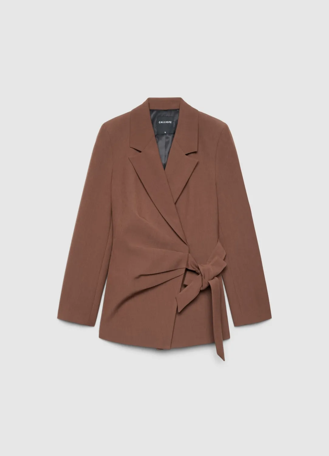 Calliope blazer femme ceinturé uni