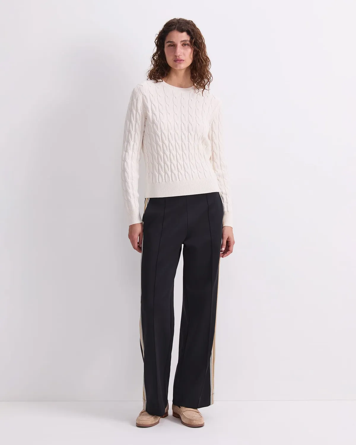 Sportscraft Merino Cable pull torsades laine femme