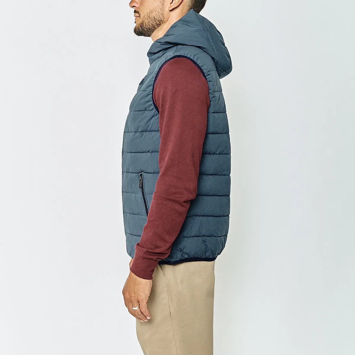 Robe di Kappa Chico doudoune sans manches gris unisexe