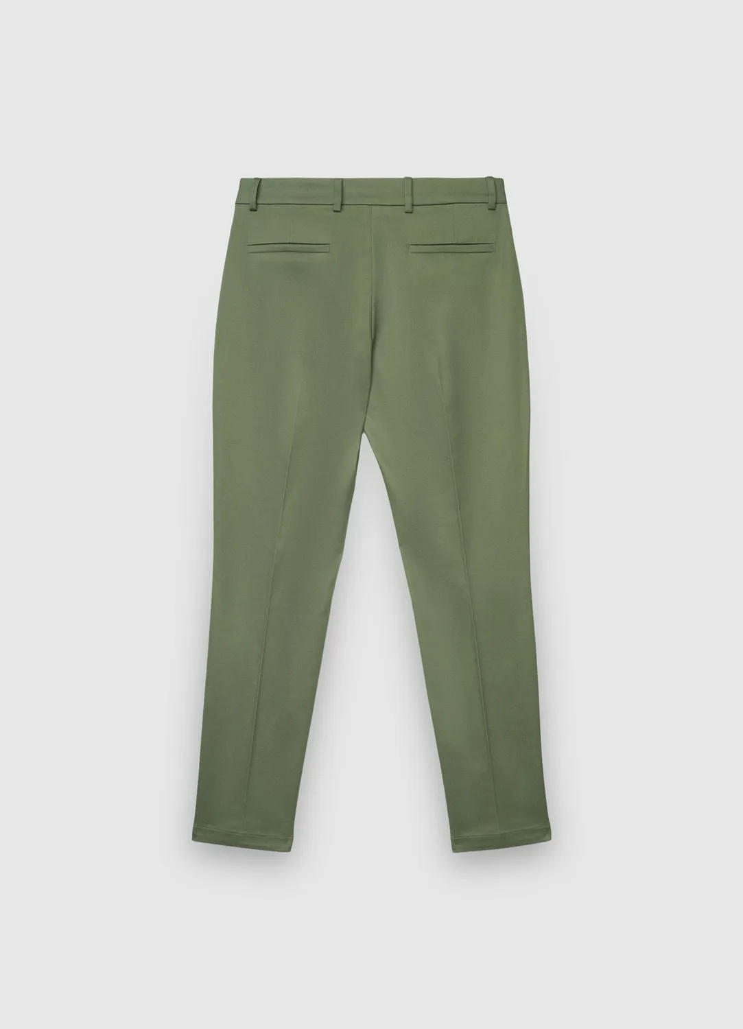 Calliope pantalon cigarette femme satin de coton