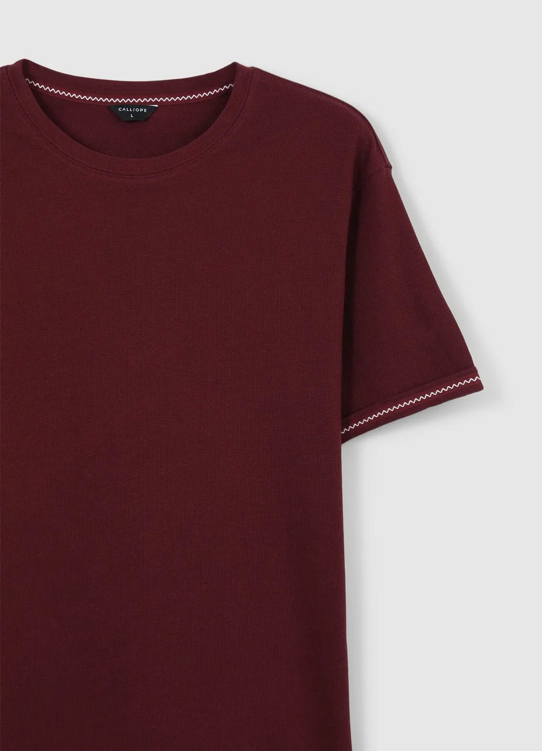 Calliope t-shirt homme col rond coton uni