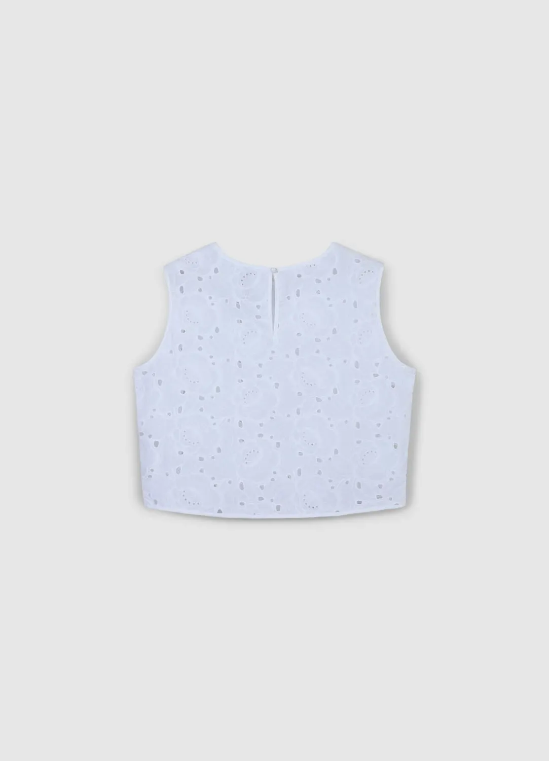 Calliope Top sangallo coton femme bretelles larges