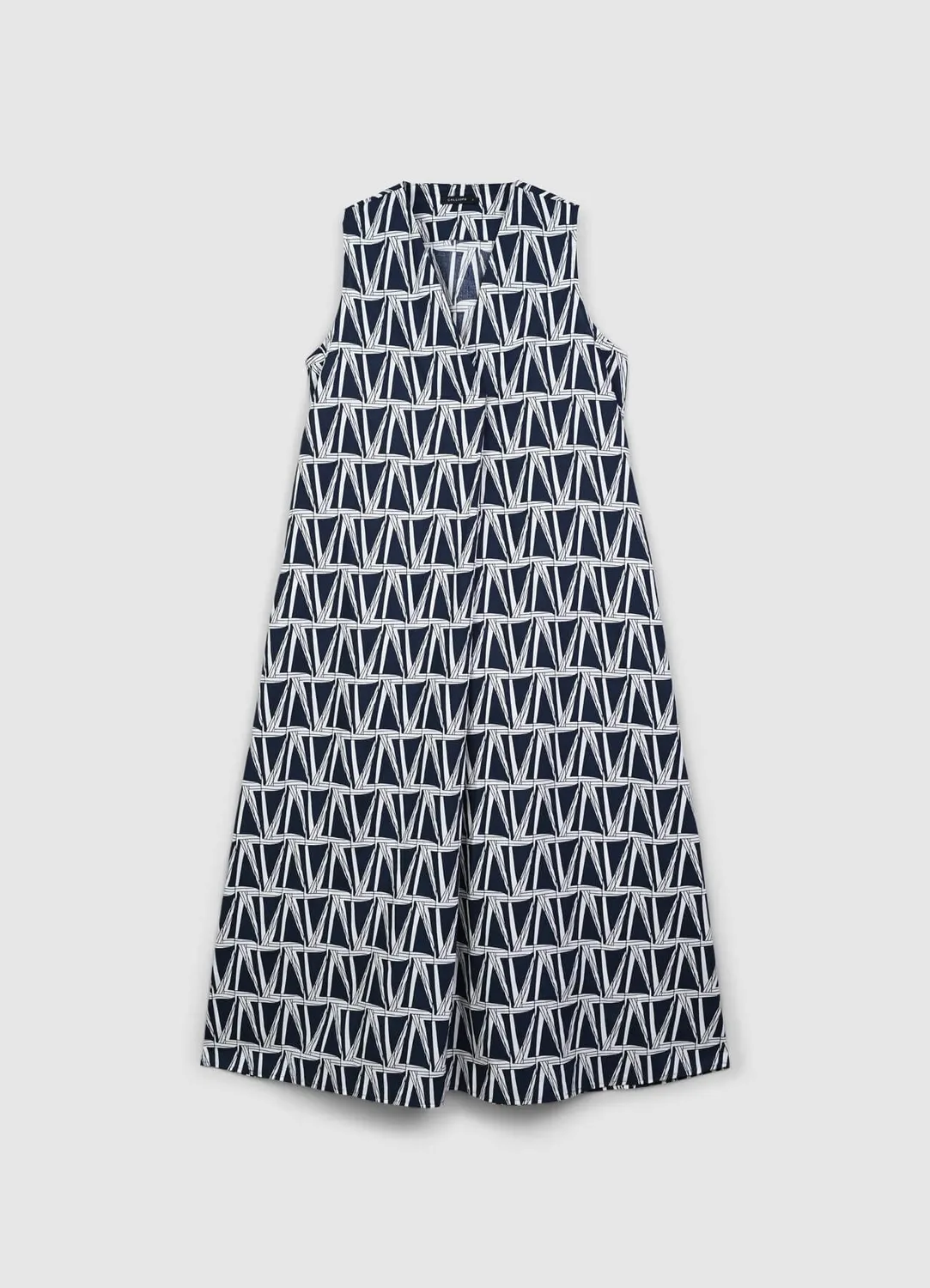 Calliope robe longue bicolore femme col V