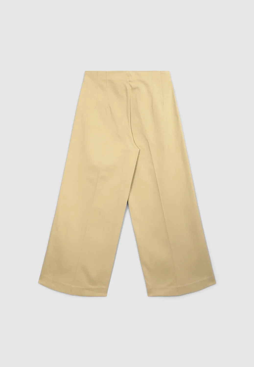 Calliope Pantalon culotte femme coton uni regular