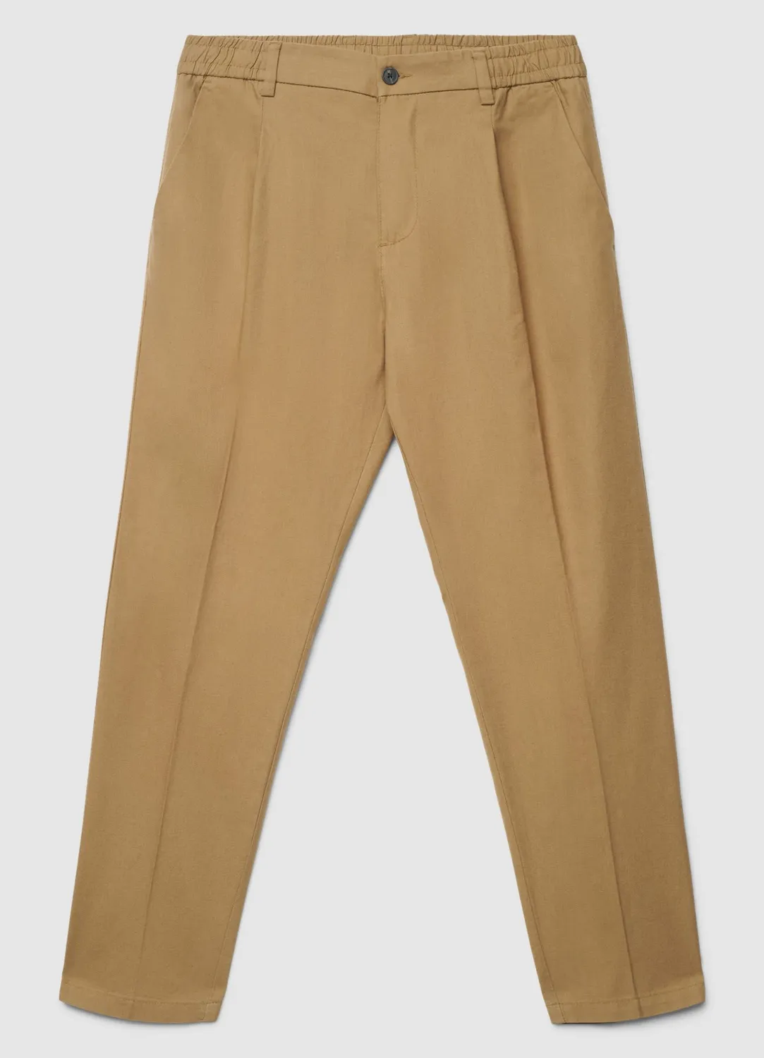 Calliope pantalon homme uni taille elastiquee