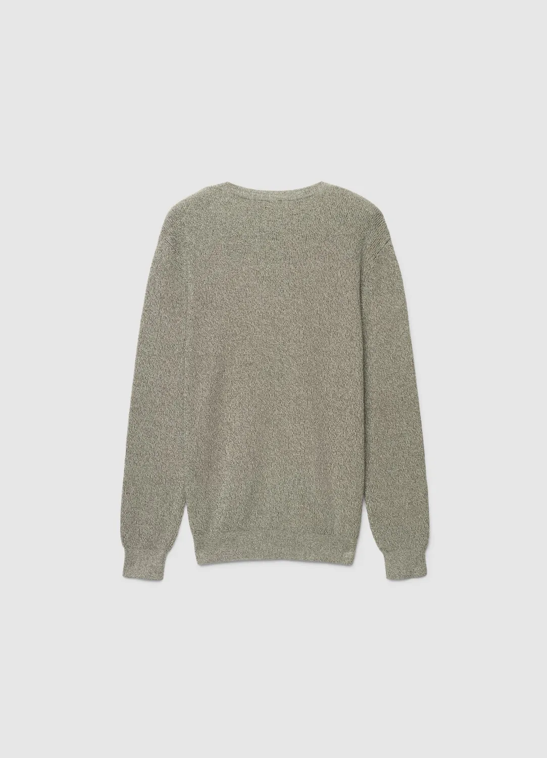 Calliope pull homme col rond uni manches longues