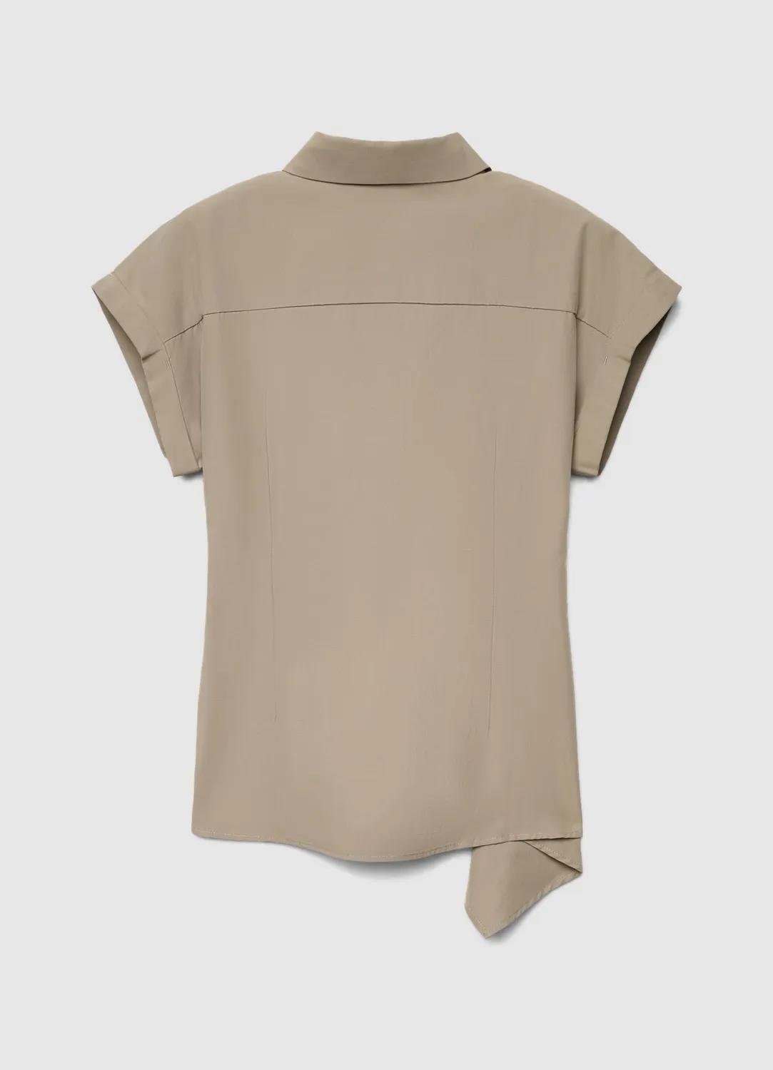 Calliope chemise nouée femme manches courtes