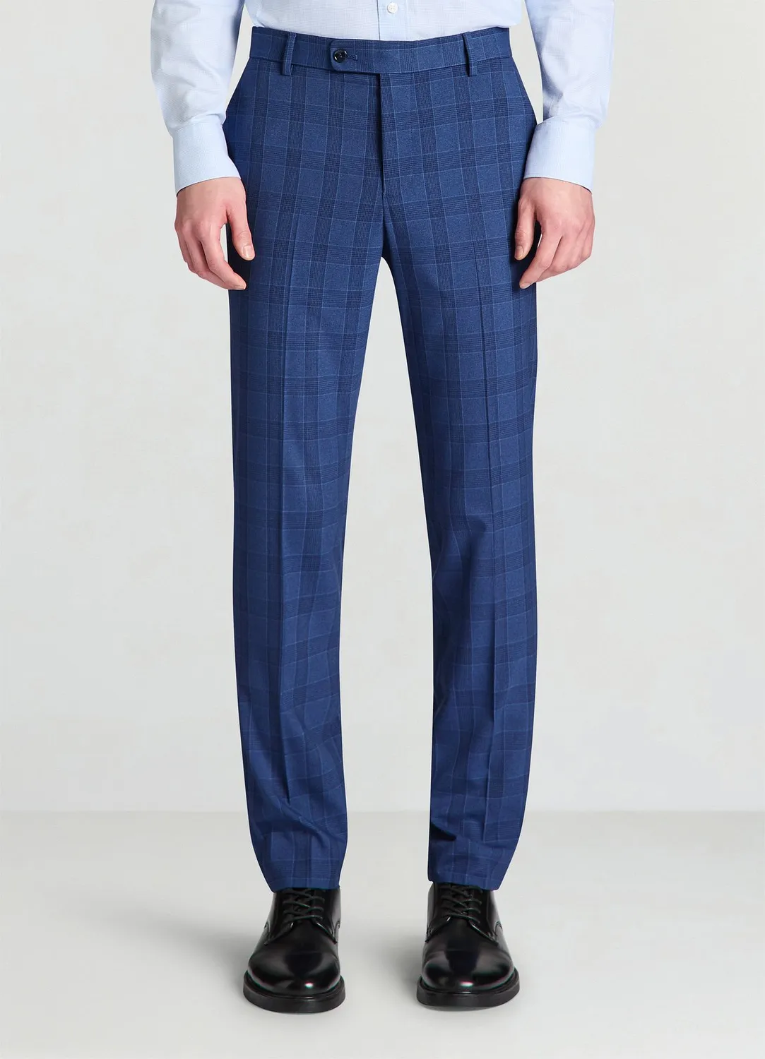 Calliope Atelier Pantalon Carreaux Homme Coupe Droite