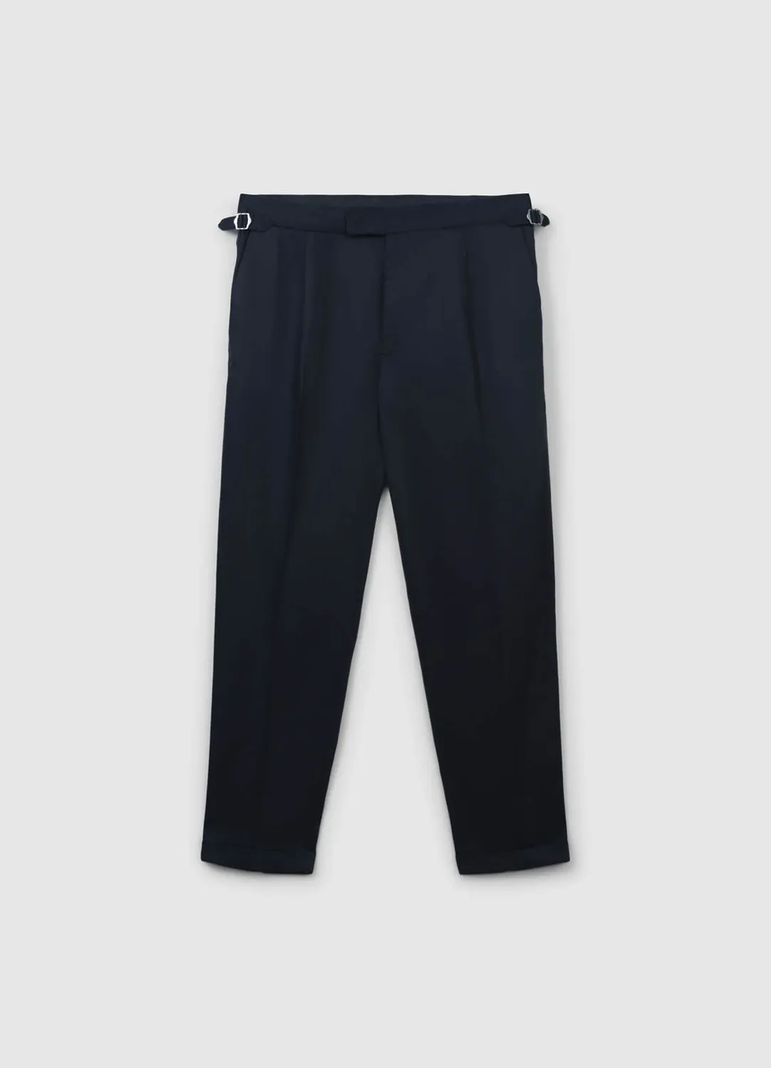 Calliope pantalon sartorial martingale homme coupe droite