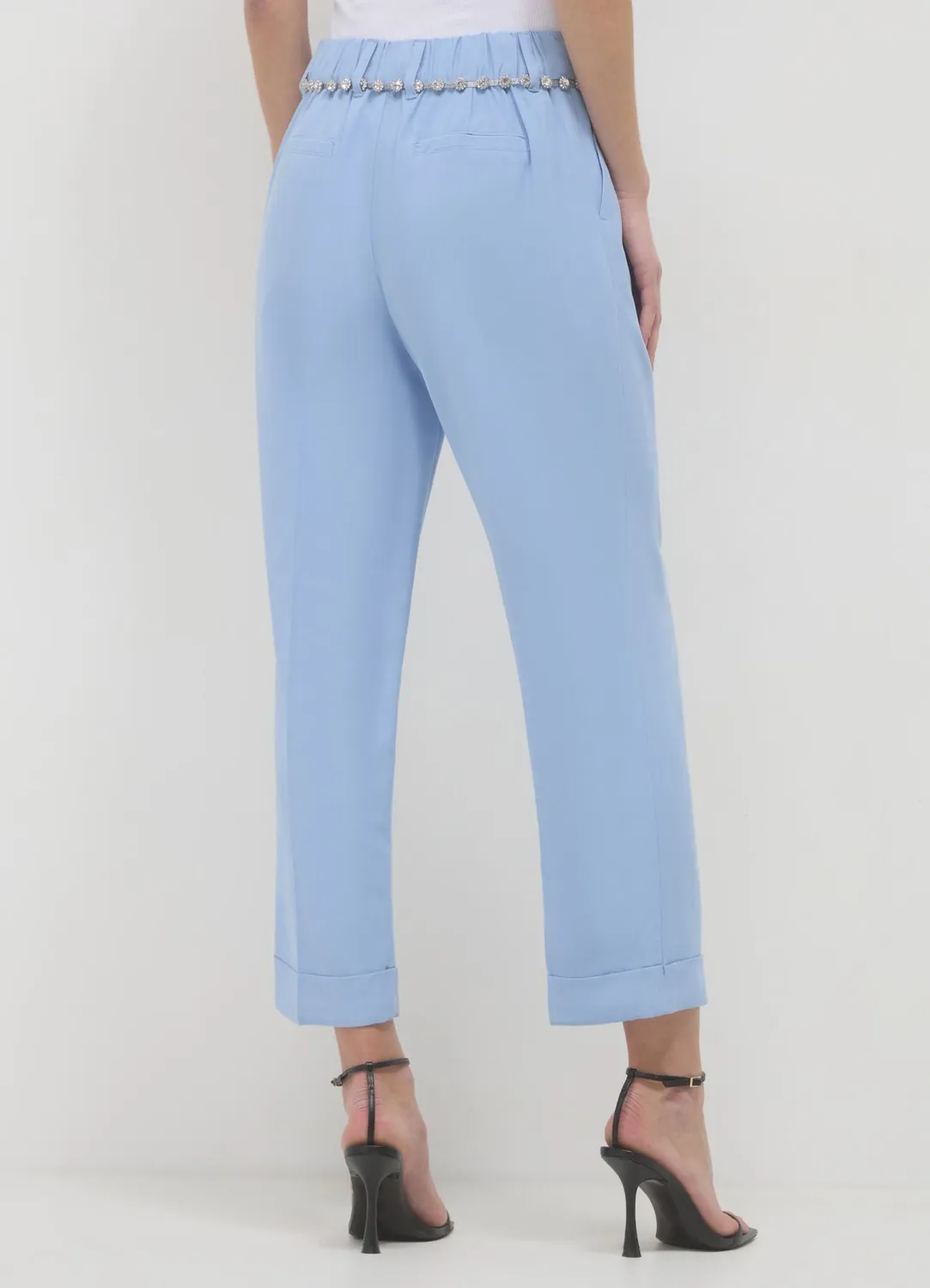 Calliope pantalon classique femme revers regular