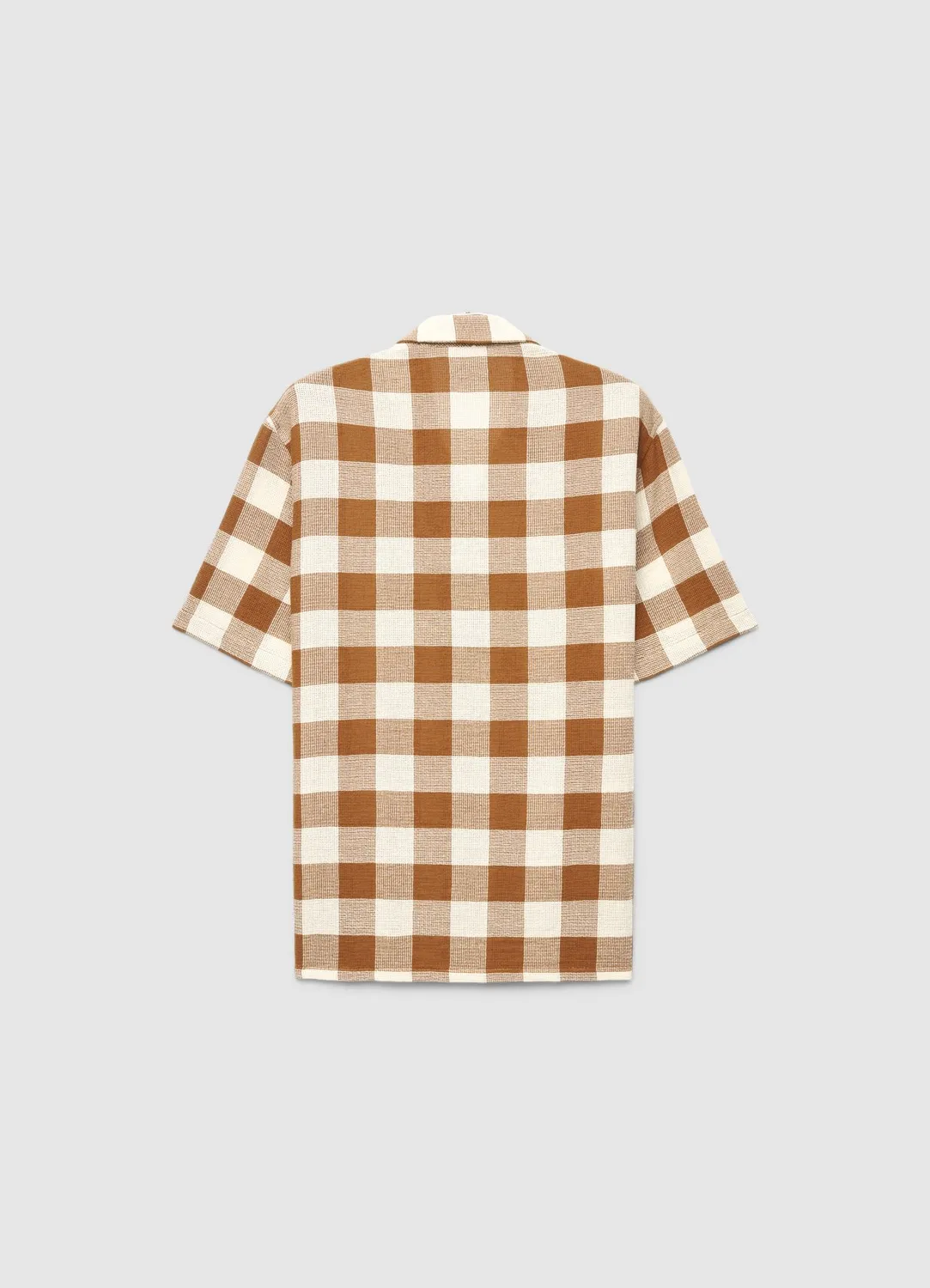 Calliope chemise à carreaux homme manches courtes