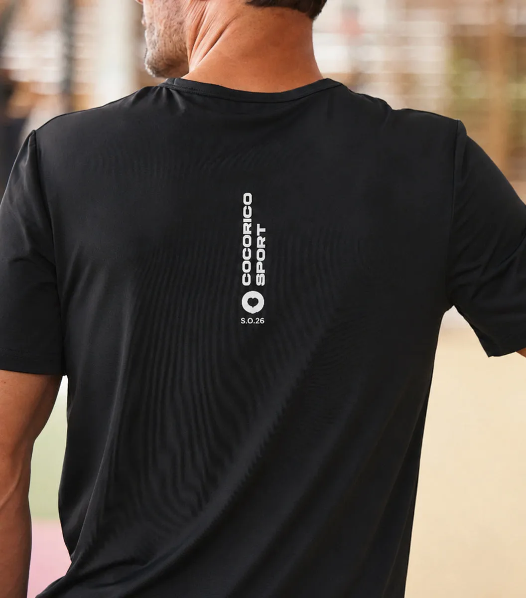 Cocorico Focus t-shirt sport homme noir technique