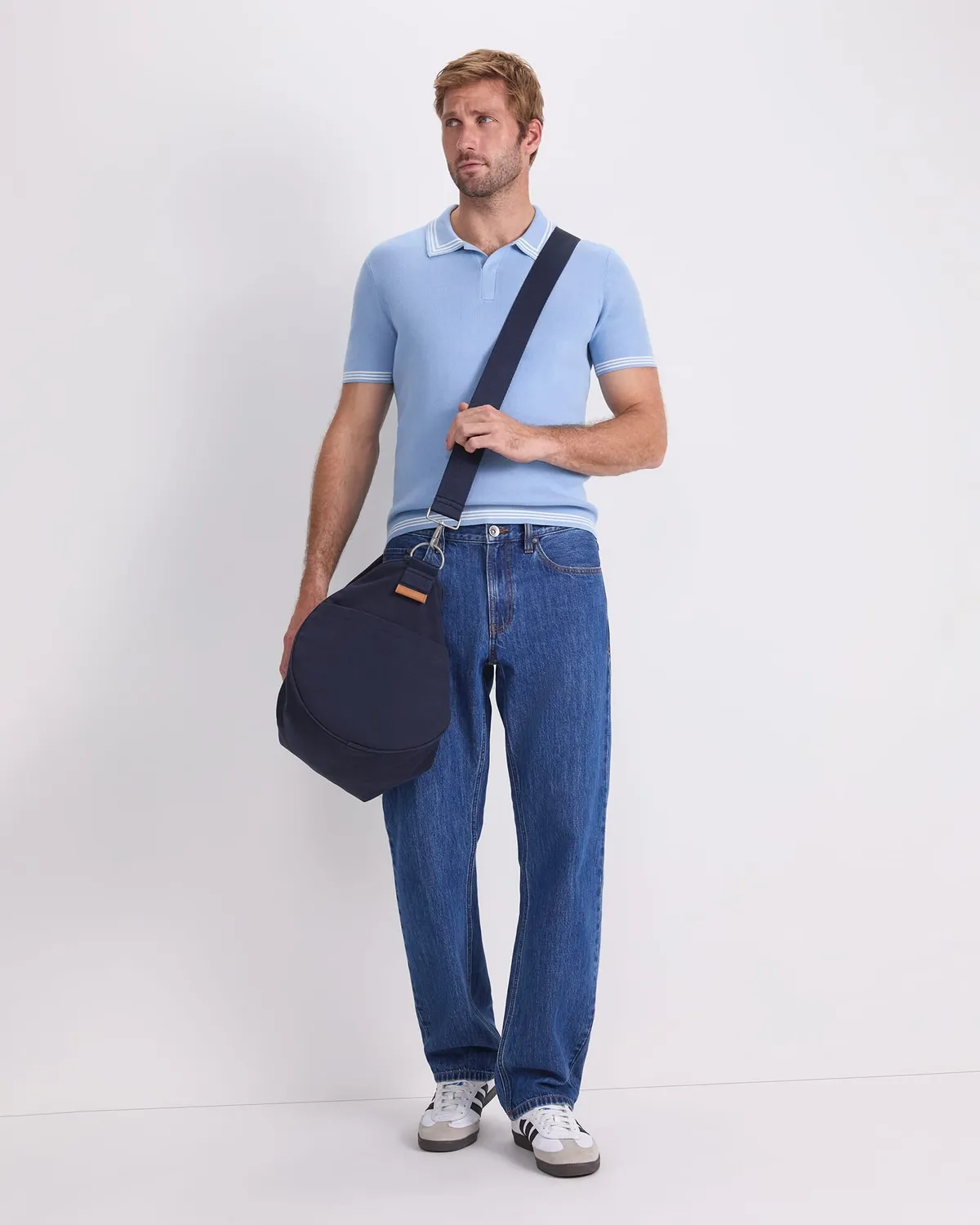 Sportscraft Finnley polo knit coton rayures homme