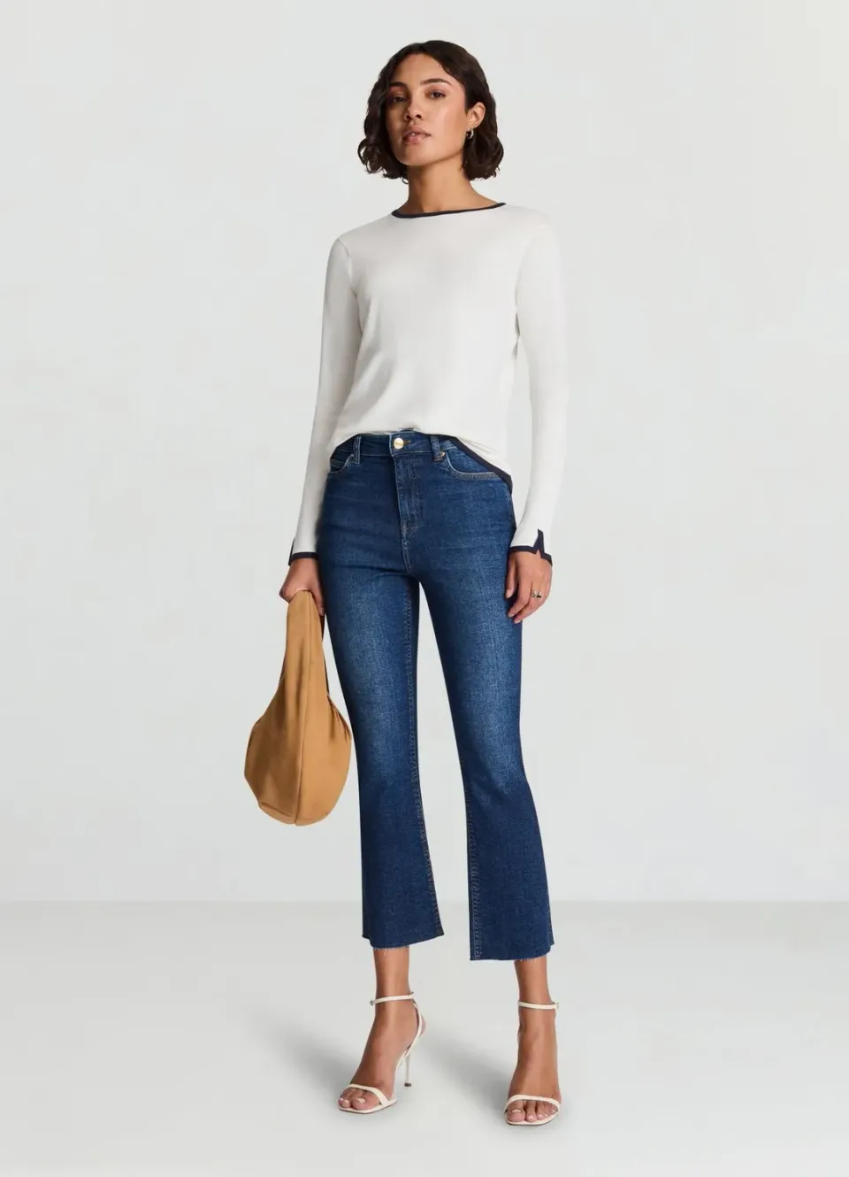 Calliope jean cropped flare femme taille 42