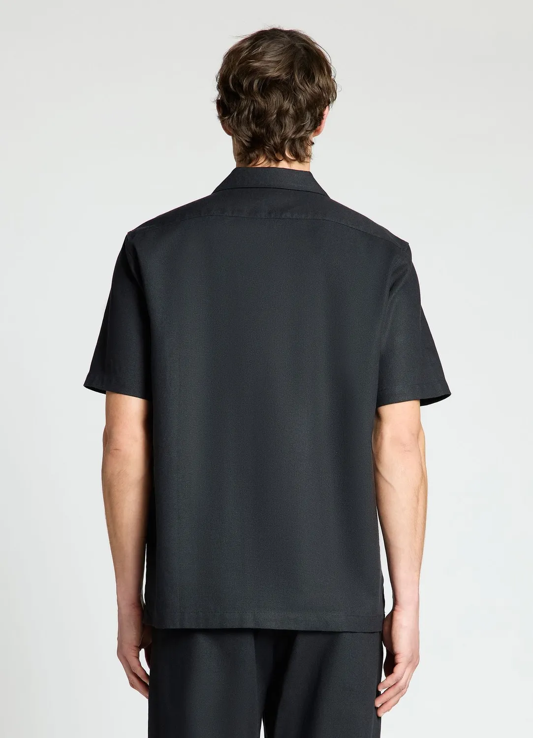 Calliope chemise bowling homme misto lino relaxed