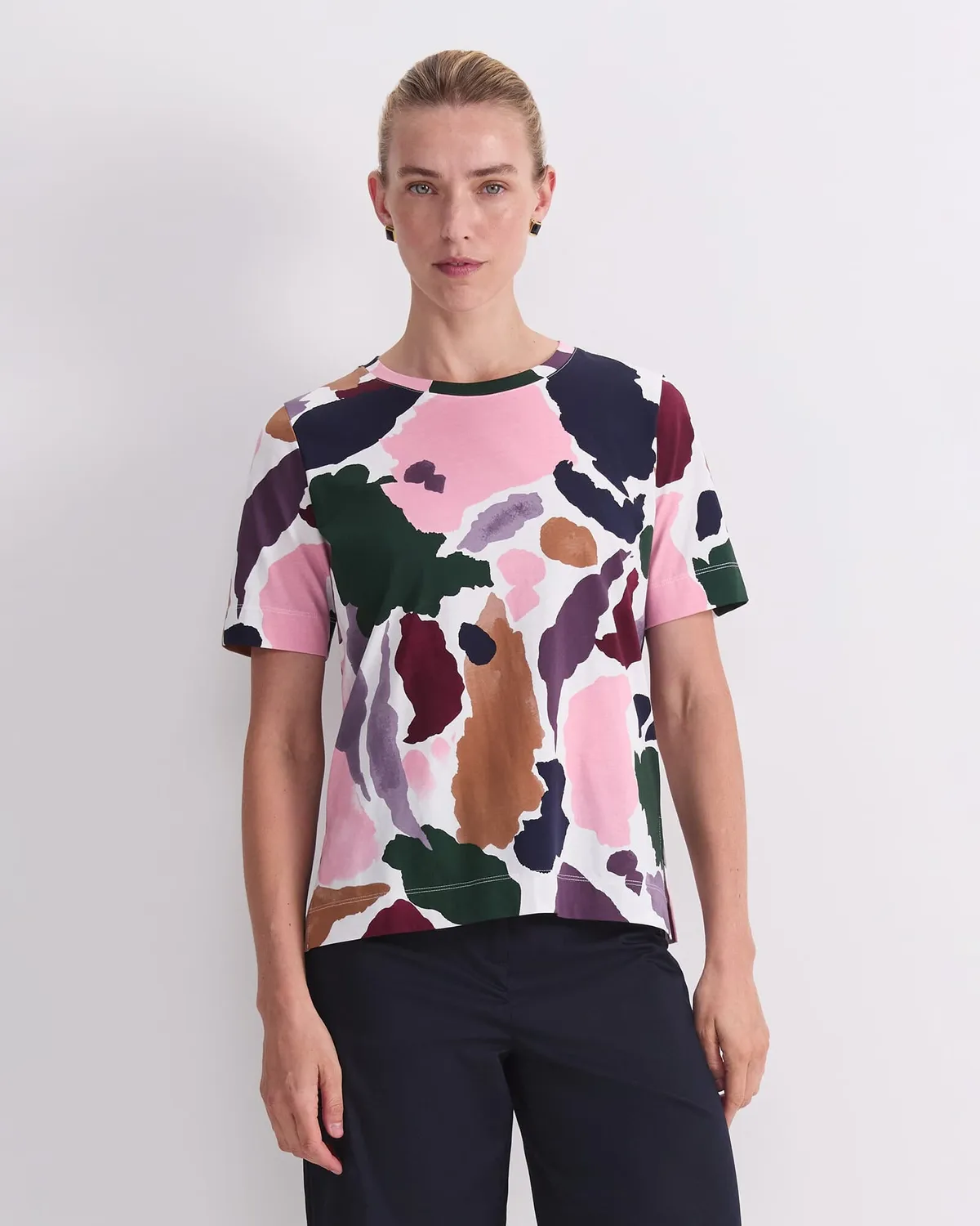 Sportscraft Leah Mercerised tee coton imprimé femme