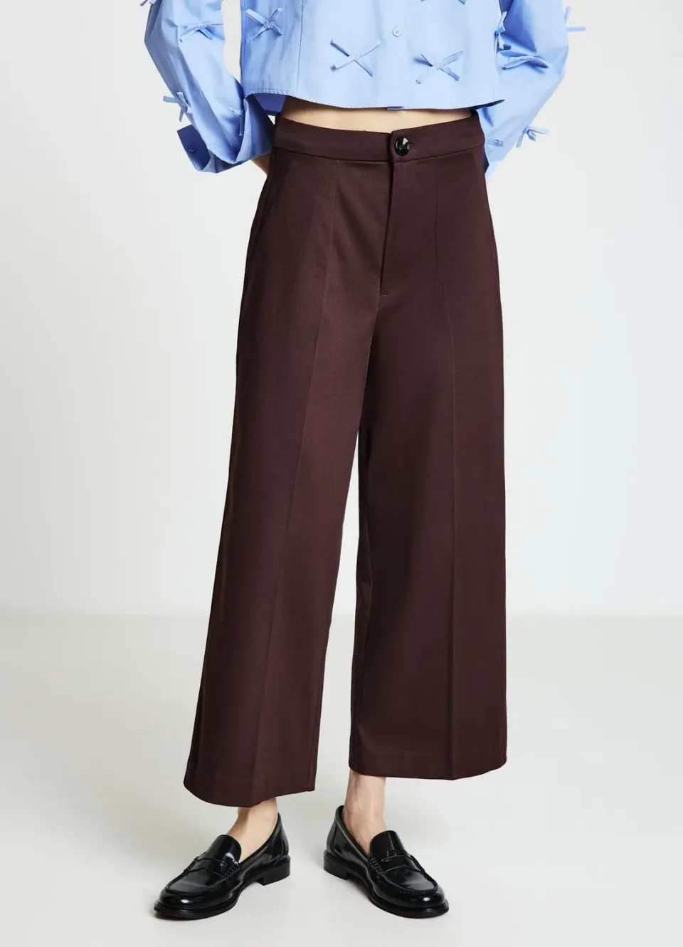 Calliope pantalon culotte uni femme large