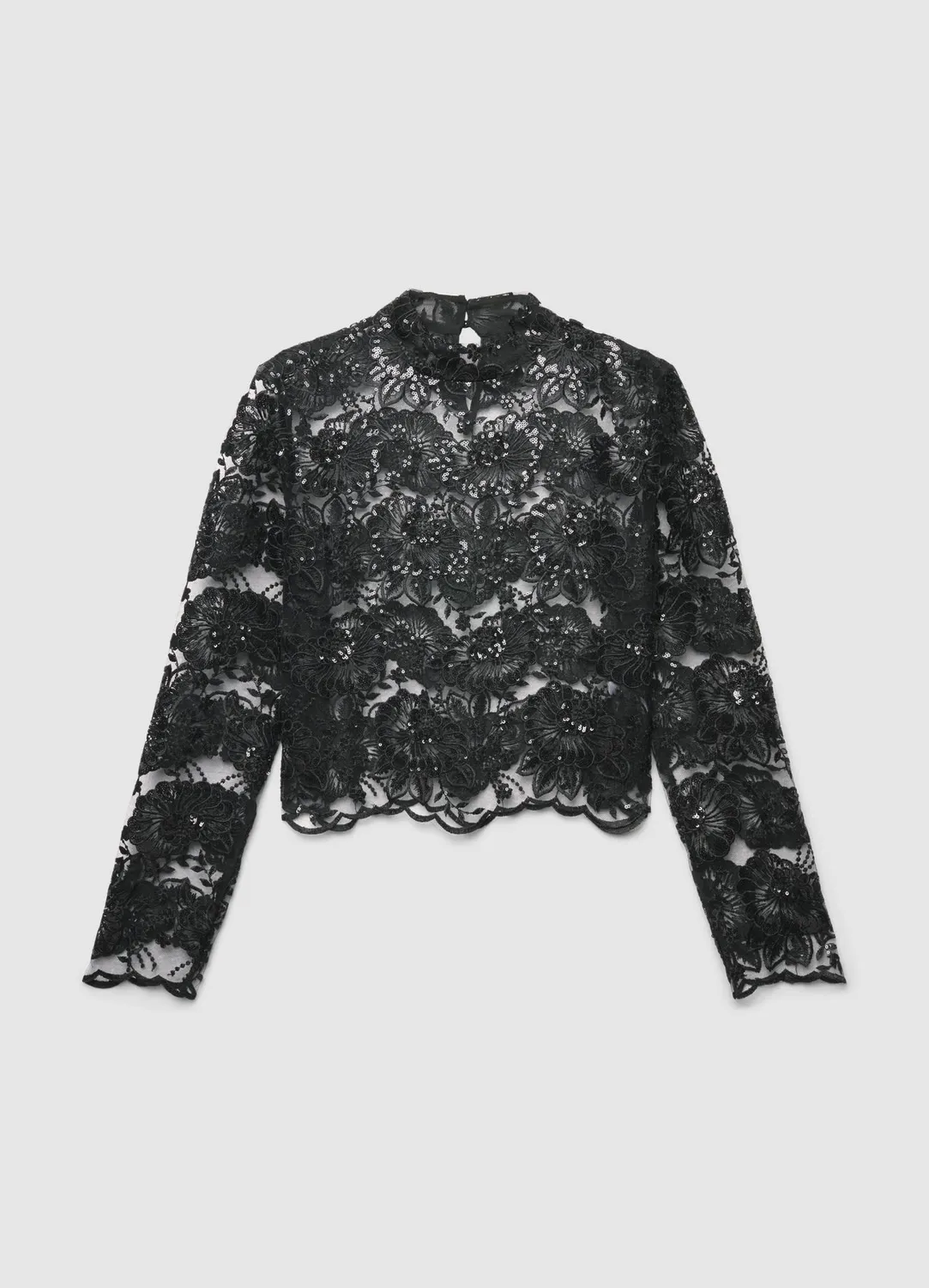 Calliope Atelier blouse femme tulle paillettes