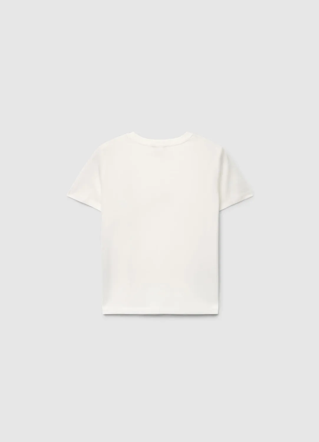 Calliope t-shirt fleurs appliquées femme col rond
