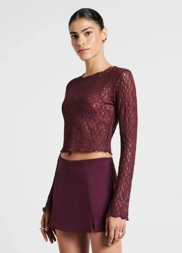 Calliope Jupe-Pantalon Fente Latérale Femme Zip