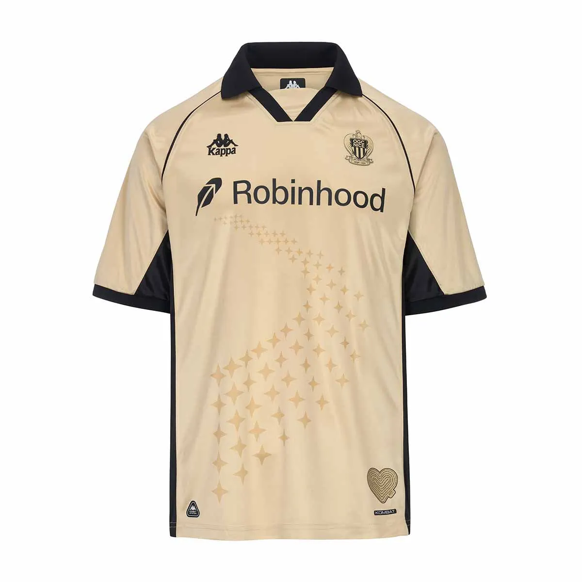 Kappa Kombat Third OGC Nice 26/27 maillot jaune homme