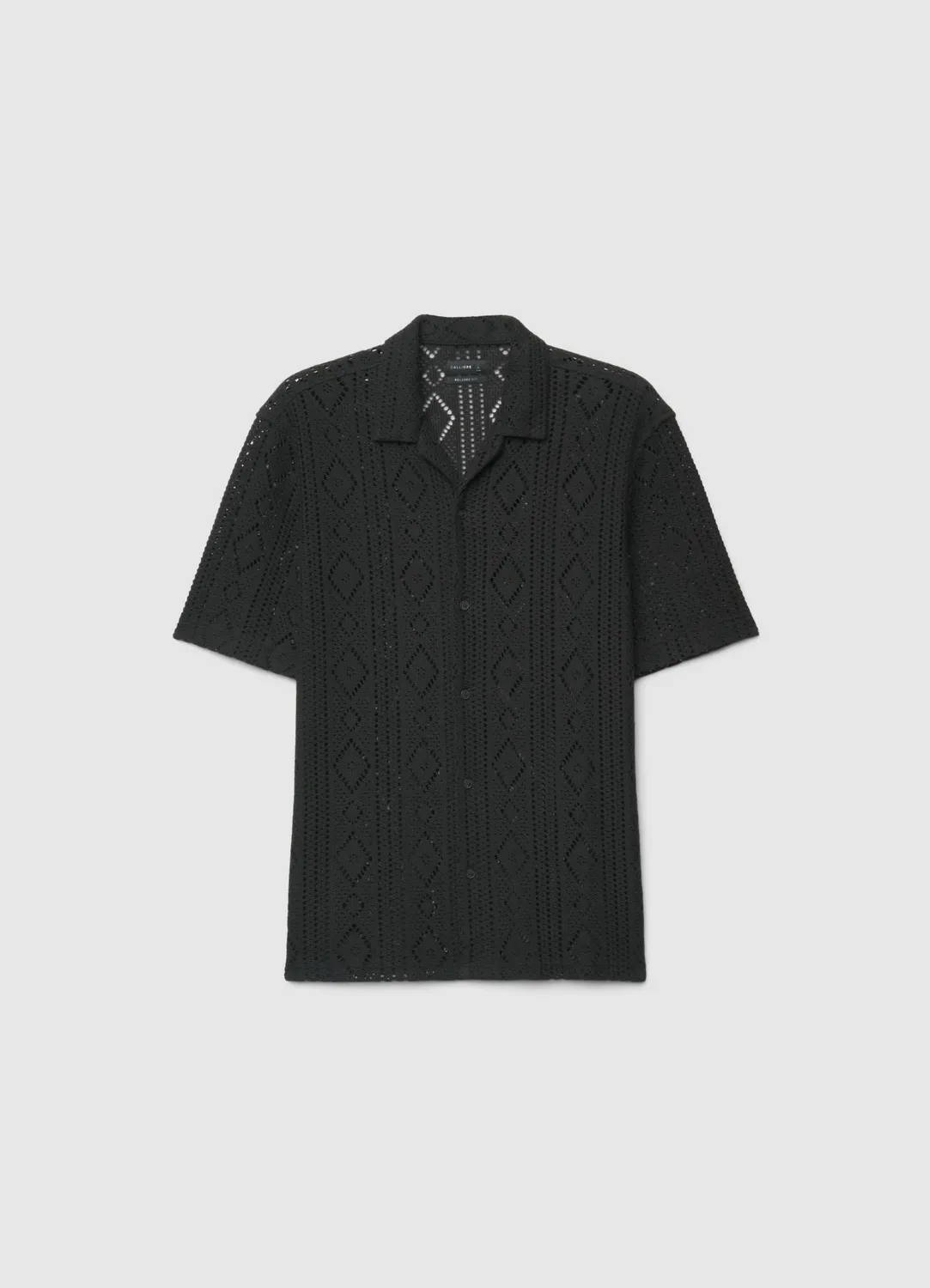 Calliope chemise bowling homme ajourée ethnique
