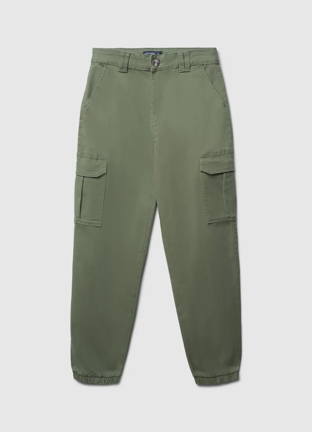 Calliope pantalon cargo coton femme poches
