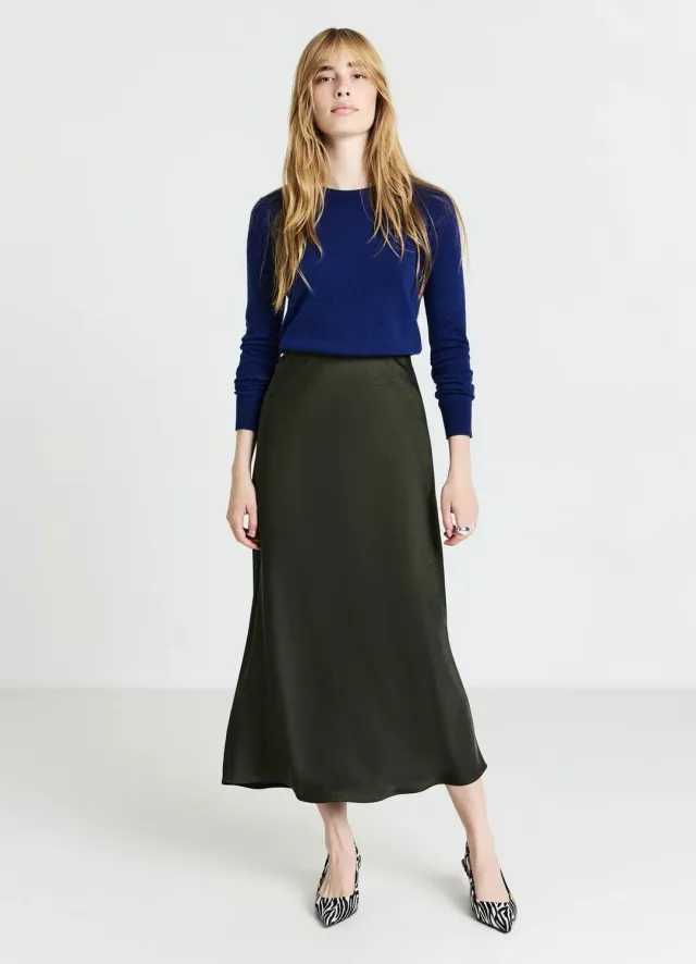 Calliope maille col rond femme pull uni fin
