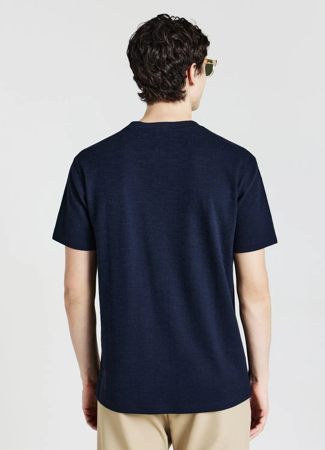 Calliope t-shirt devoré homme coton col rond
