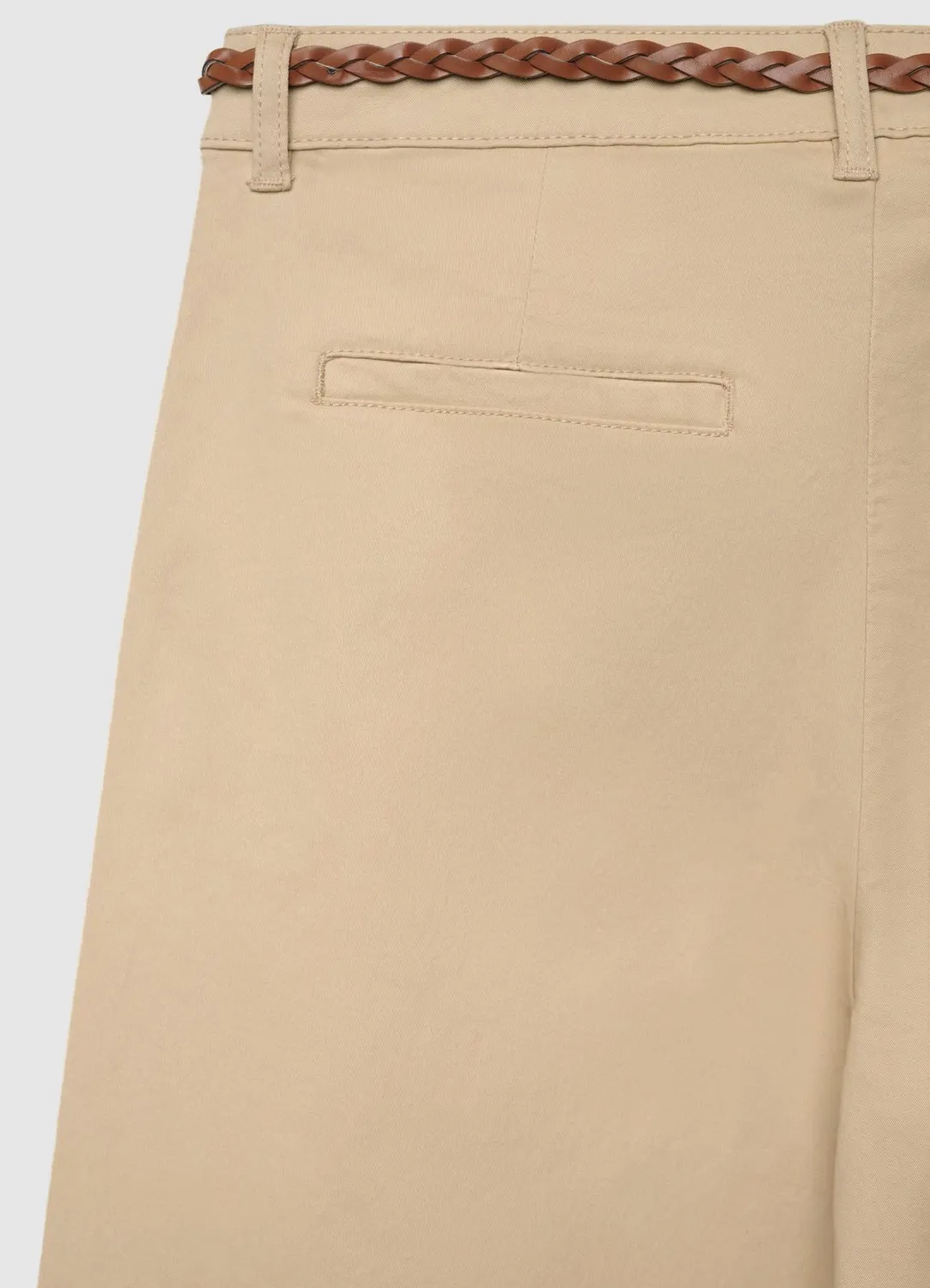Calliope Chino à ceinture tressée pantalon femme