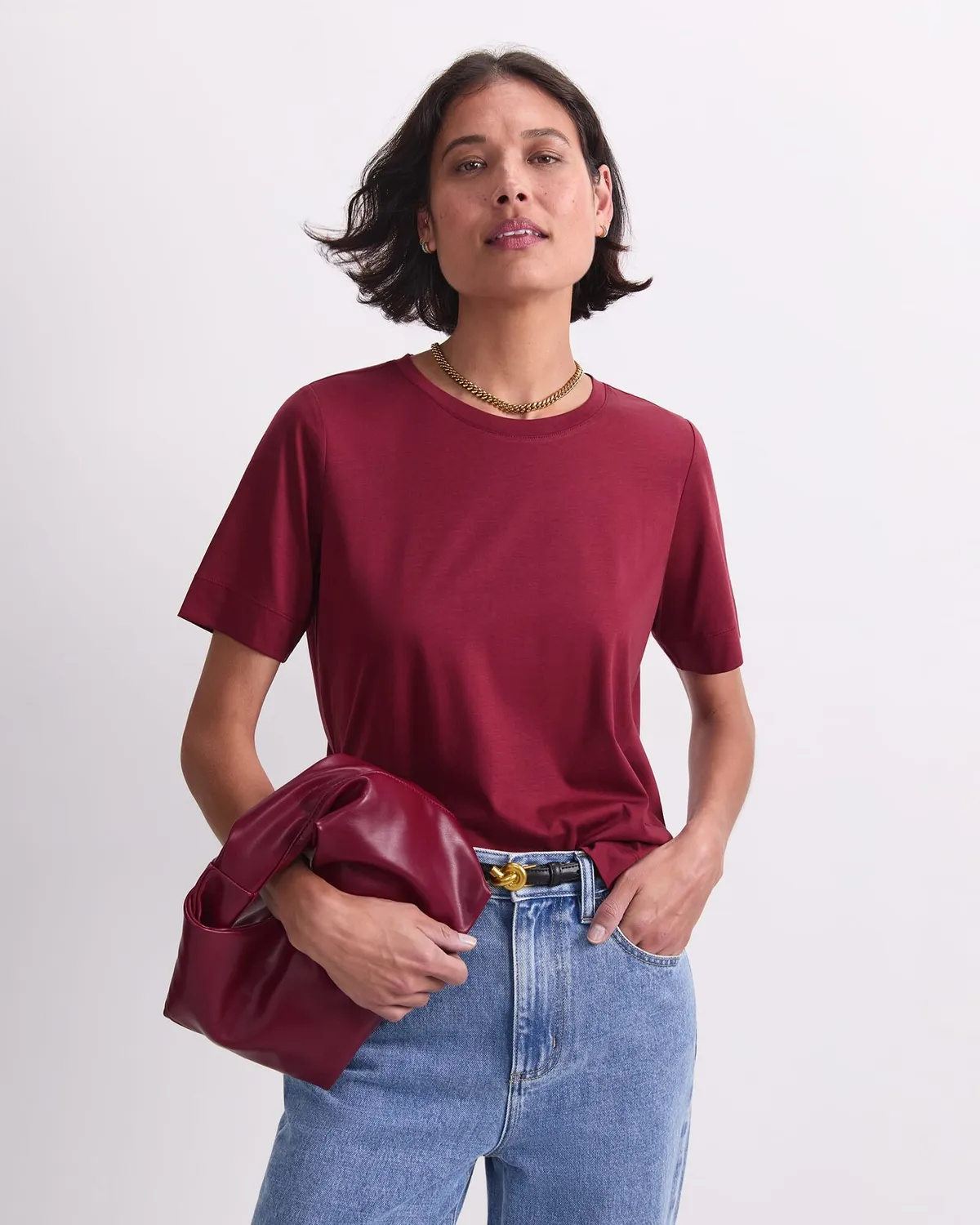 Sportscraft Tee coton mercerisé manches courtes