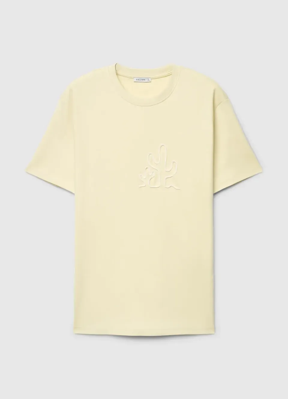 Calliope t-shirt brodé fleur femme col rond