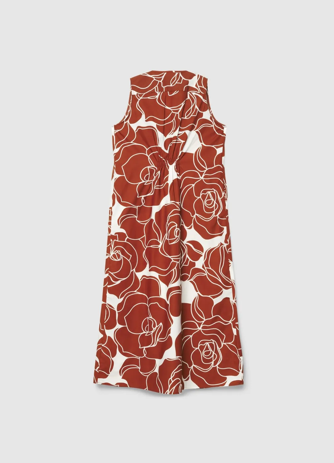Calliope robe longue fleurie femme col V sans manches
