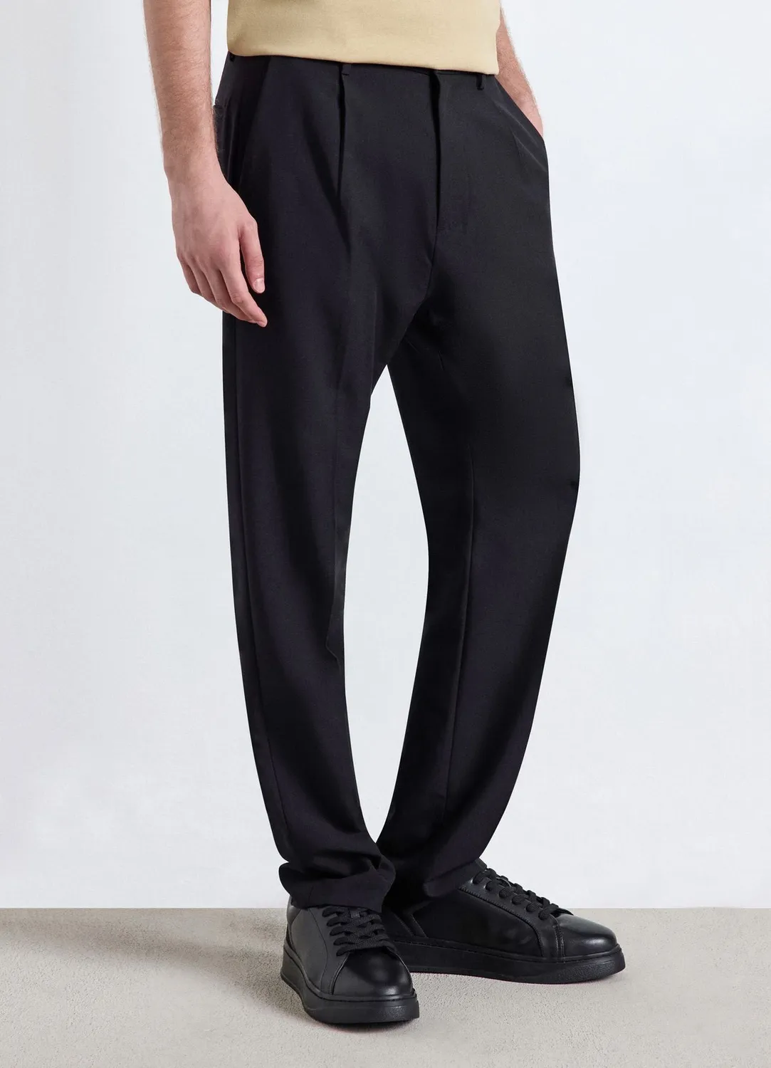 Calliope pantalon wide leg homme uni