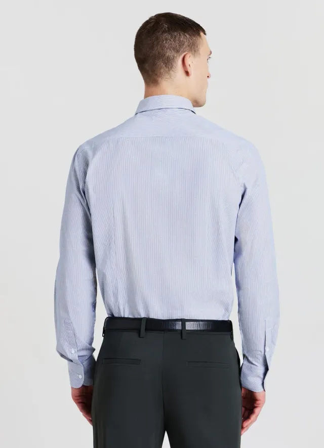 Calliope rayures losanges chemise homme coton bureau