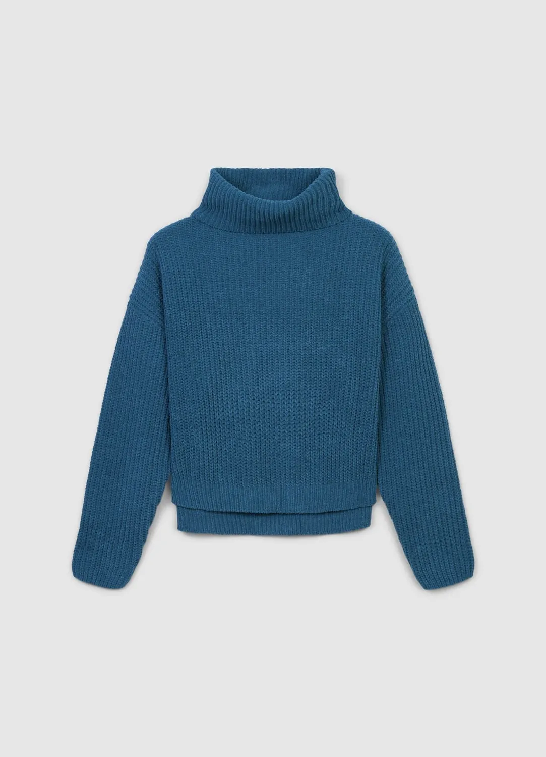 Calliope pull col roulé femme taille S uni maille