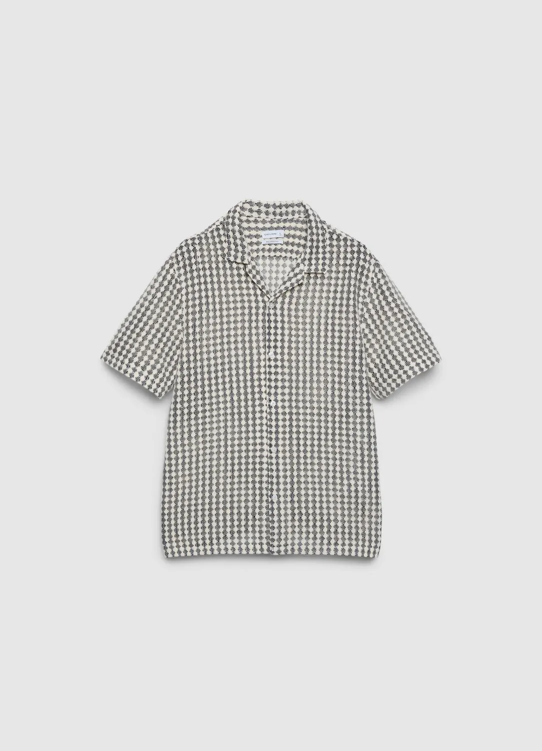 Calliope Croquet chemise homme imprimé géométrique
