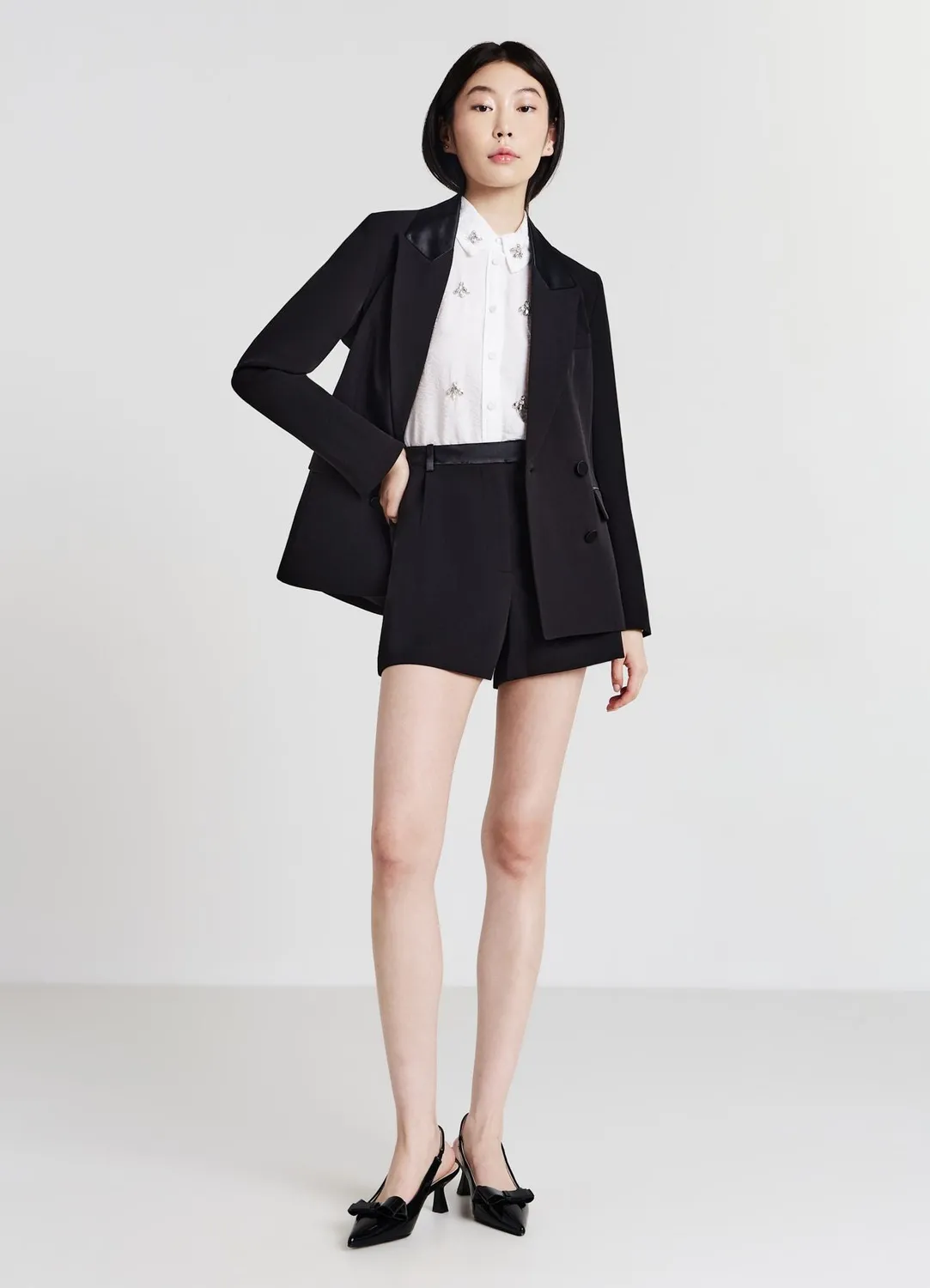 Calliope Short Habillé short femme taille haute