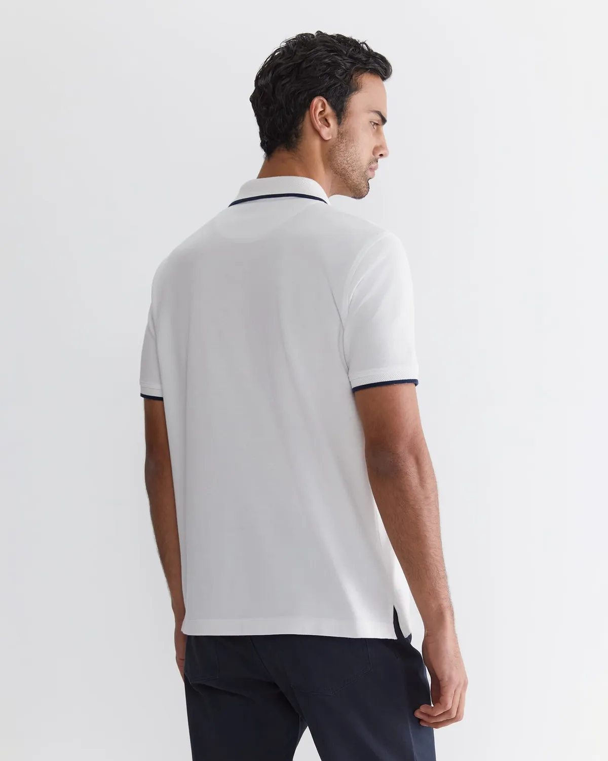 Sportscraft SC Tipped polo piqué coton homme contrasté
