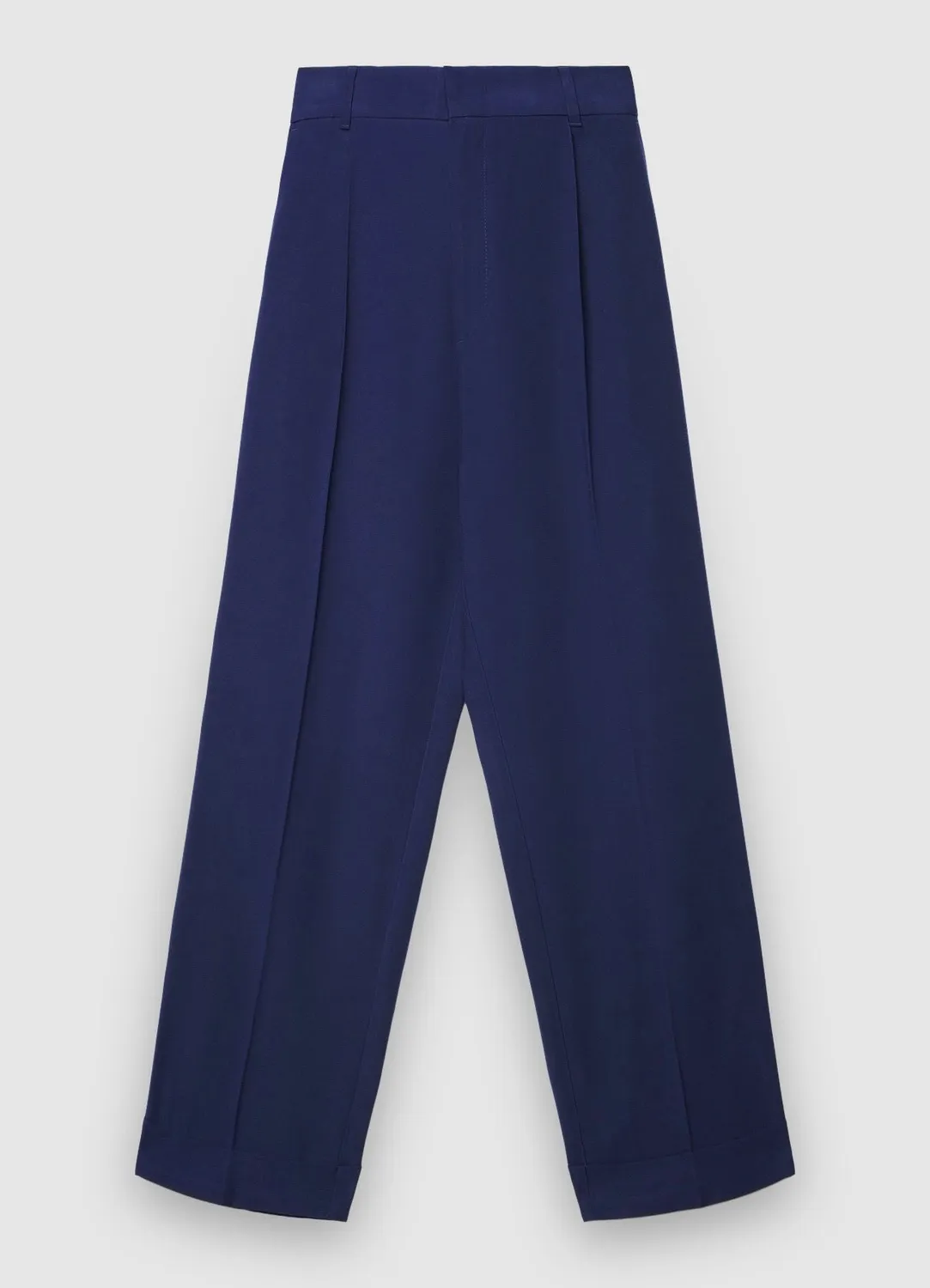 Calliope pantalon femme uni revers confort elastique
