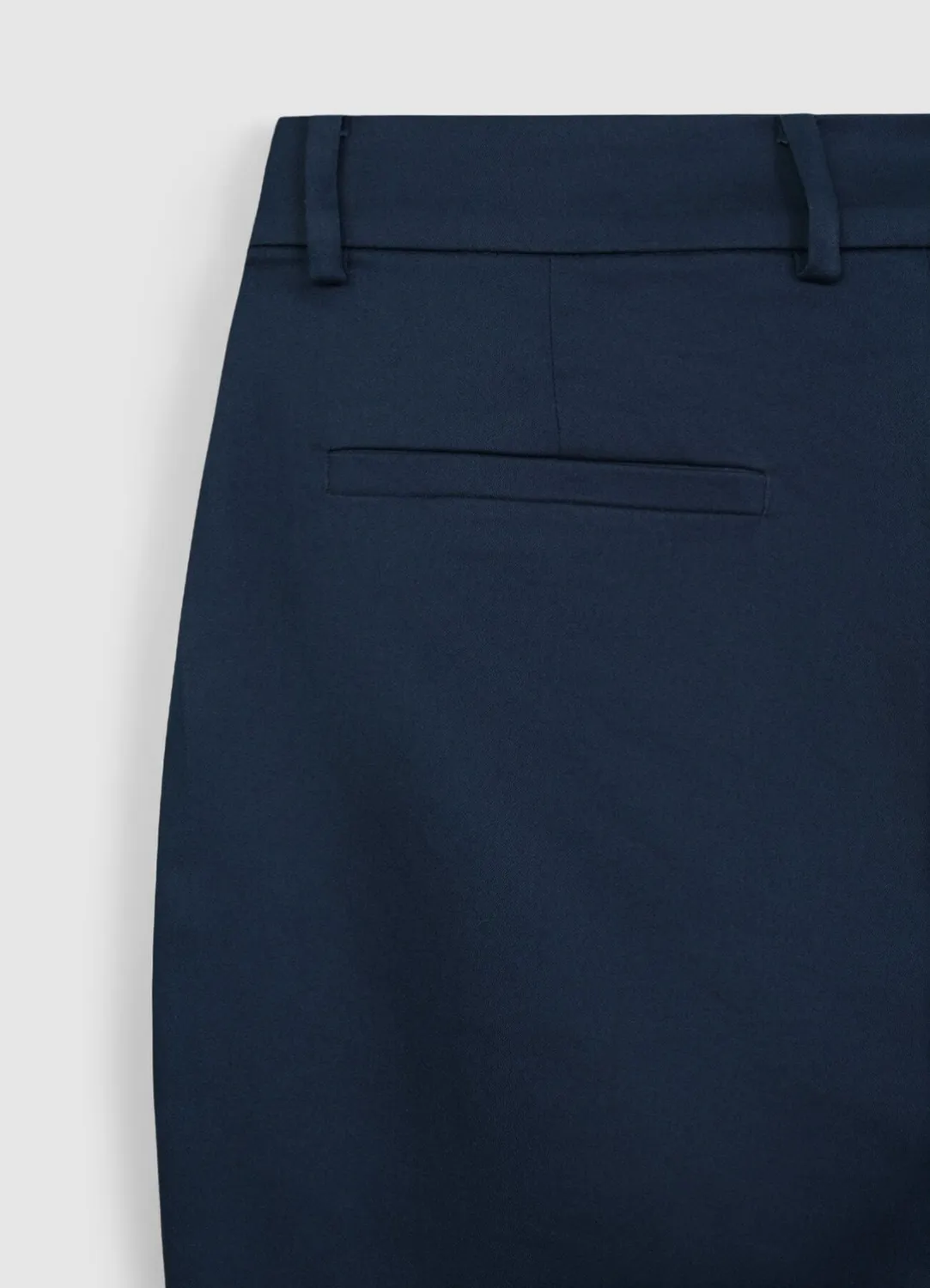 Calliope pantalon rasatello coton femme uni