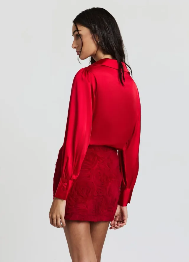 Calliope body croisé femme satiné