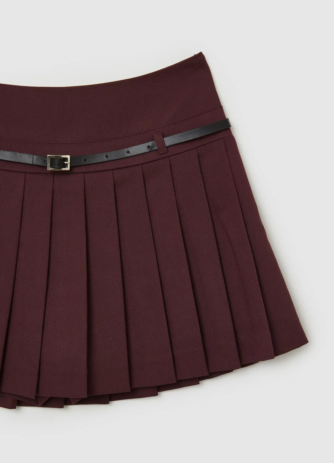 Calliope Skort plissé femme avec ceinture